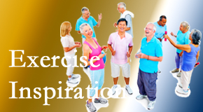 Moriarty Chiropractic hopes to inspire exercise for back pain relief by listening closely and encouraging patients to exercise with others.