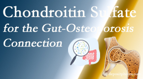Moriarty Chiropractic presents new research linking microbiota in the gut to chondroitin sulfate and bone health and osteoporosis. 