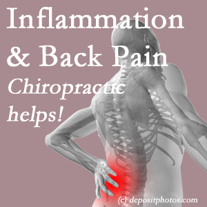 The Nashua chiropractic care provides back pain-relieving treatment that is shown to reduce related inflammation as well.