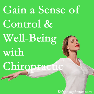 Using Nashua chiropractic care as one complementary health alternative improved patients sense of well-being and control of their health.