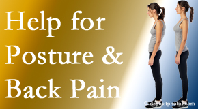 Poor posture and back pain are linked and find help and relief at Moriarty Chiropractic.