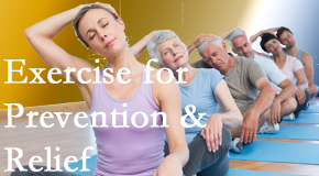Moriarty Chiropractic recommends exercise as a key part of the back pain and neck pain treatment plan for relief and prevention.