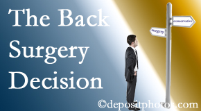 Nashua back surgery for a disc herniation is an option to be carefully studied before a decision is made to proceed. 