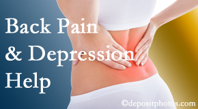 Nashua depression that accompanies chronic back pain often resolves with our chiropractic treatment plan’s Cox® Technic Flexion Distraction and Decompression.