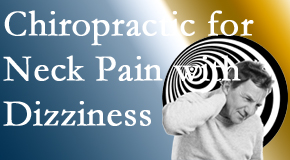 Moriarty Chiropractic describes the connection between neck pain and dizziness and how chiropractic care can help. 