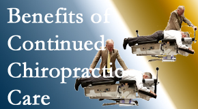 Moriarty Chiropractic presents continued chiropractic care (aka maintenance care) as it is research-documented as effective.