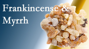 frankincense and myrrh picture for Nashua anti-inflammatory, anti-tumor, antioxidant effects