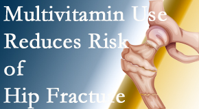 Moriarty Chiropractic shares new research that shows a reduction in hip fracture by those taking multivitamins.