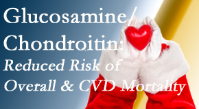 Moriarty Chiropractic presents new research supporting the habitual use of chondroitin and glucosamine which is shown to reduce overall and cardiovascular disease mortality.
