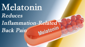 Moriarty Chiropractic shares new findings that melatonin interrupts the inflammatory process in disc degeneration that causes back pain.