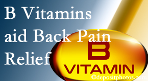 Moriarty Chiropractic may include B vitamins in the Nashua chiropractic treatment plan of back pain sufferers. 