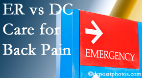 Moriarty Chiropractic welcomes Nashua back pain patients to the clinic instead of the emergency room for pain meds whenever possible.