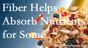 Moriarty Chiropractic shares research about benefit of fiber for nutrient absorption and osteoporosis prevention/bone mineral density enhancement.