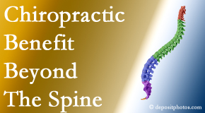 Moriarty Chiropractic chiropractic care benefits more than the spine particularly when the thoracic spine is treated!