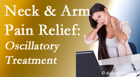 Moriarty Chiropractic reduces neck pain and related arm pain by using gentle motion-based manipulation. 