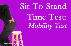 Nashua chiropractic patients are encouraged to check their mobility via the sit-to-stand test…and increase mobility by doing it!