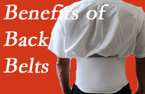 Moriarty Chiropractic uses the best of chiropractic care options to ease Nashua back pain sufferers’ pain, sometimes with back belts.