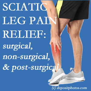 The Nashua chiropractic relieving care of sciatic leg pain works non-surgically and post-surgically for many sufferers.