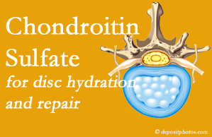Nashua disc degeneration benefits from chondroitin sulfate.