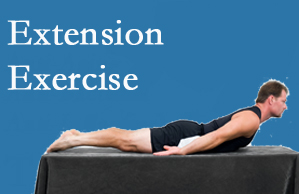 Moriarty Chiropractic recommends extensor strengthening exercises when back pain patients are ready for them.