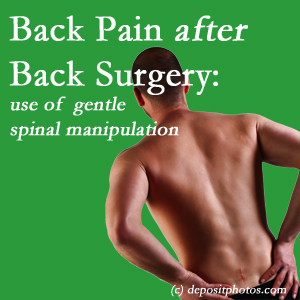 image of a Nashua spinal manipulation for back pain after back surgery