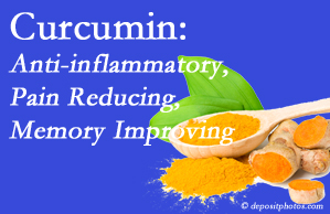Nashua chiropractic nutrition integration is important, particularly when curcumin is shown to be an anti-inflammatory benefit.