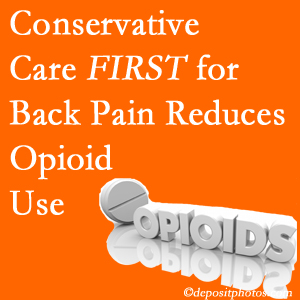 Moriarty Chiropractic provides chiropractic treatment as an option to opioids for back pain relief.