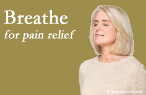 Moriarty Chiropractic presents how important slow deep breathing is in pain relief.